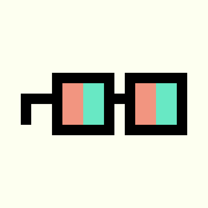 Coded Nouns Glasses #77 static NFT preview