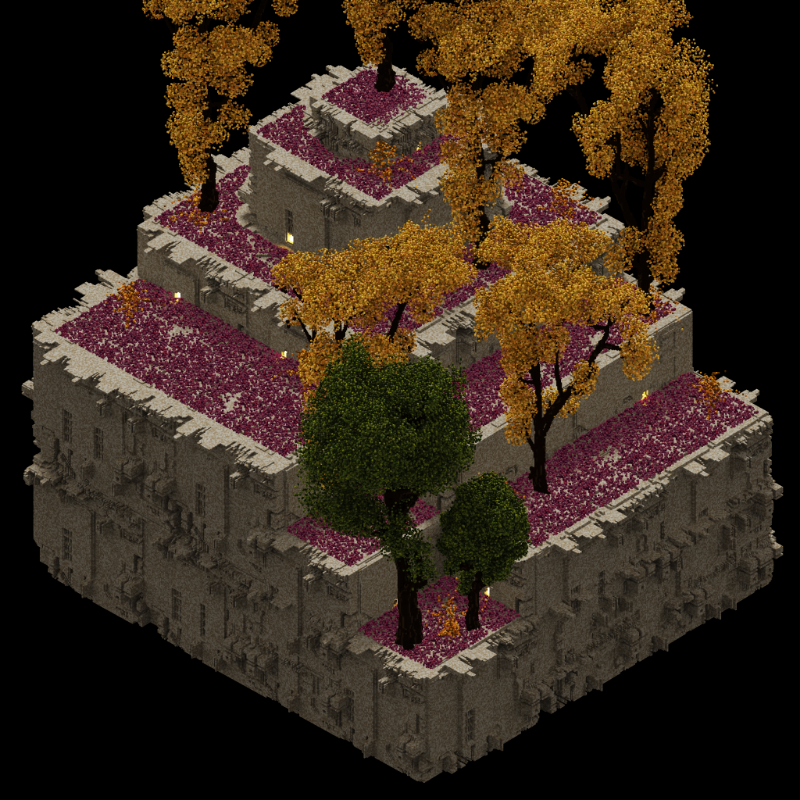 Voxel Temple #32 static token preview