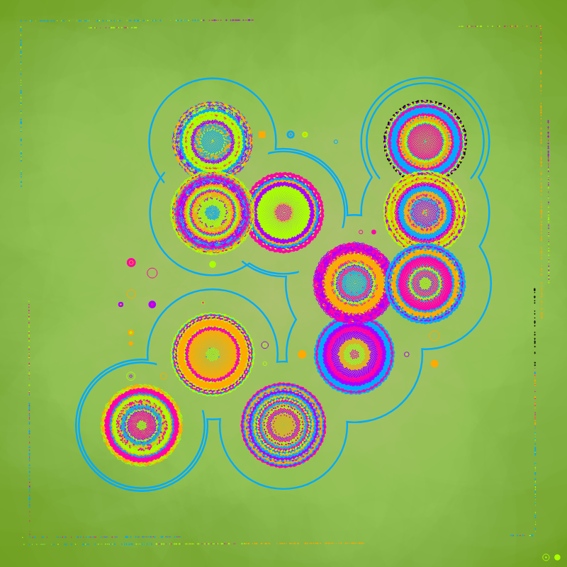 Hidden Square #869 static NFT preview