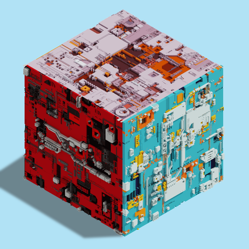 Cube generative #47 static token preview