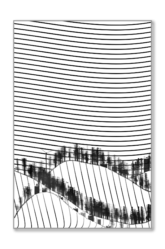 Harmonious Hill #54 static NFT preview