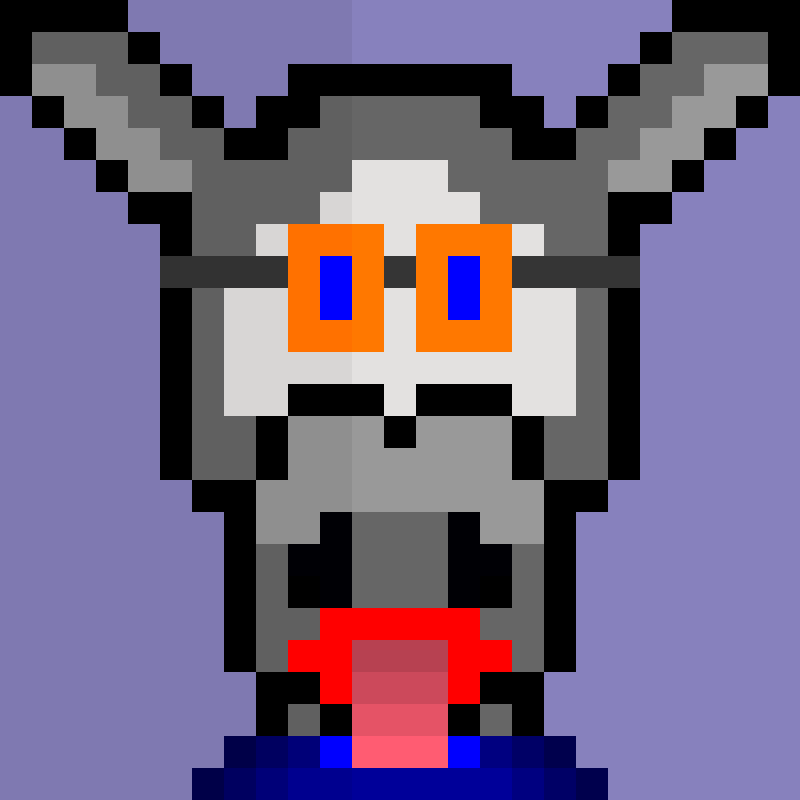 Morixels Donkey #43 static NFT preview