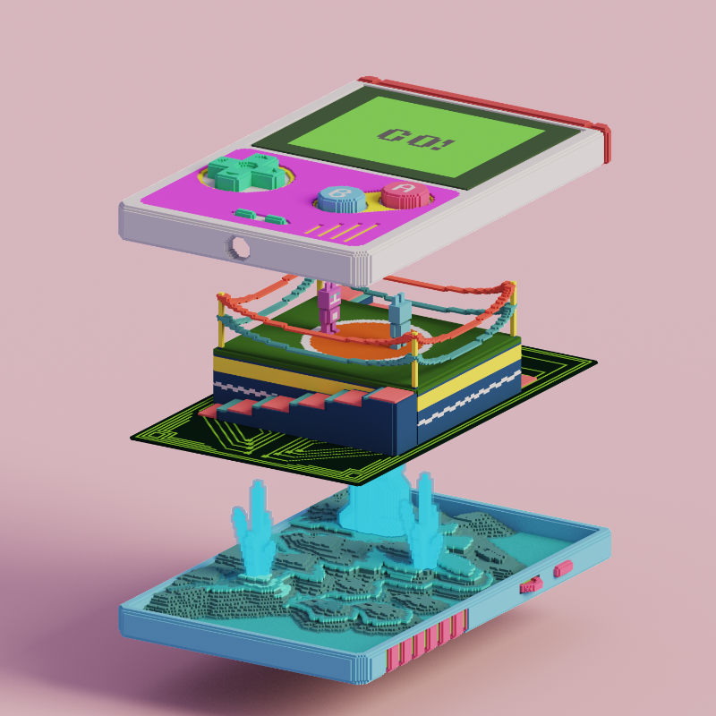 Gameboy Component #114 static NFT preview