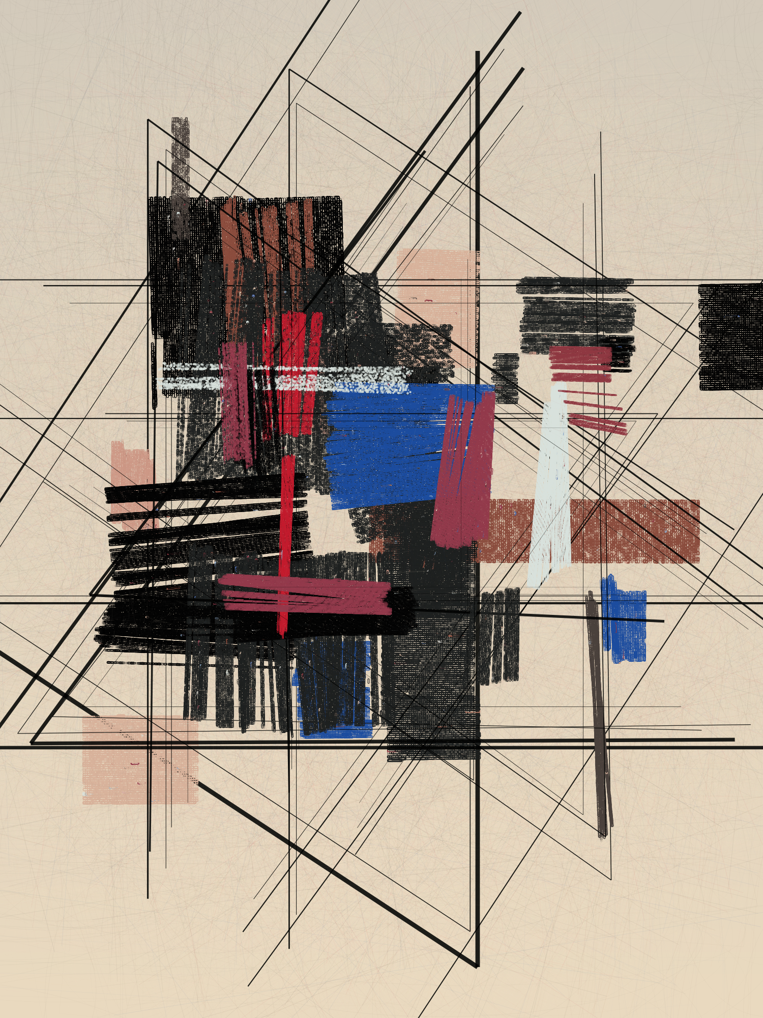 Generative Composition #51 static NFT preview