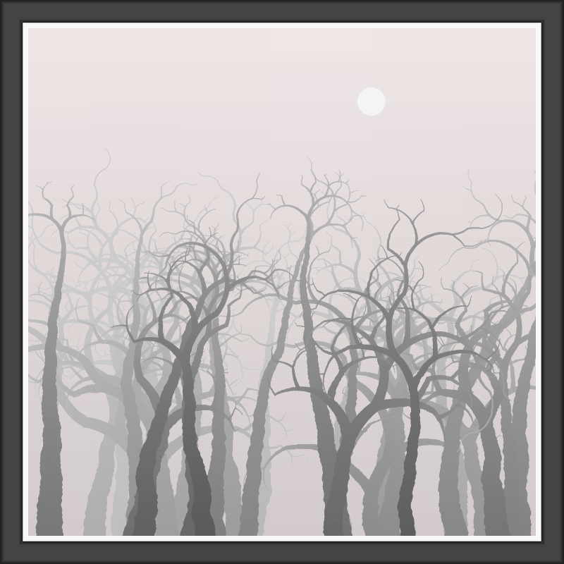 The Foggy Trees #74 static token preview