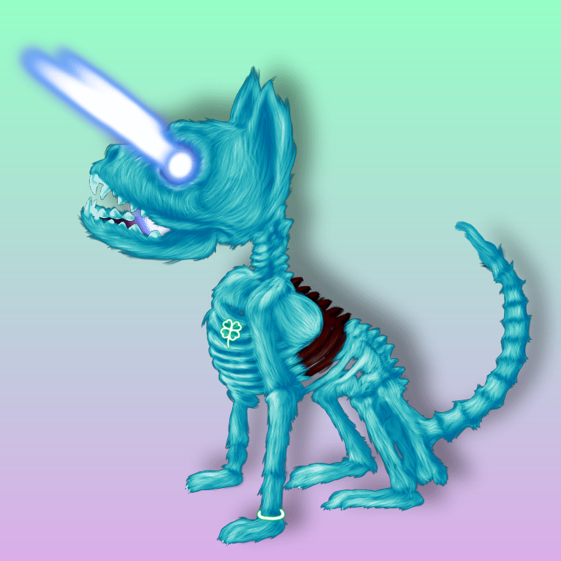 SkeleCats #32 static token preview