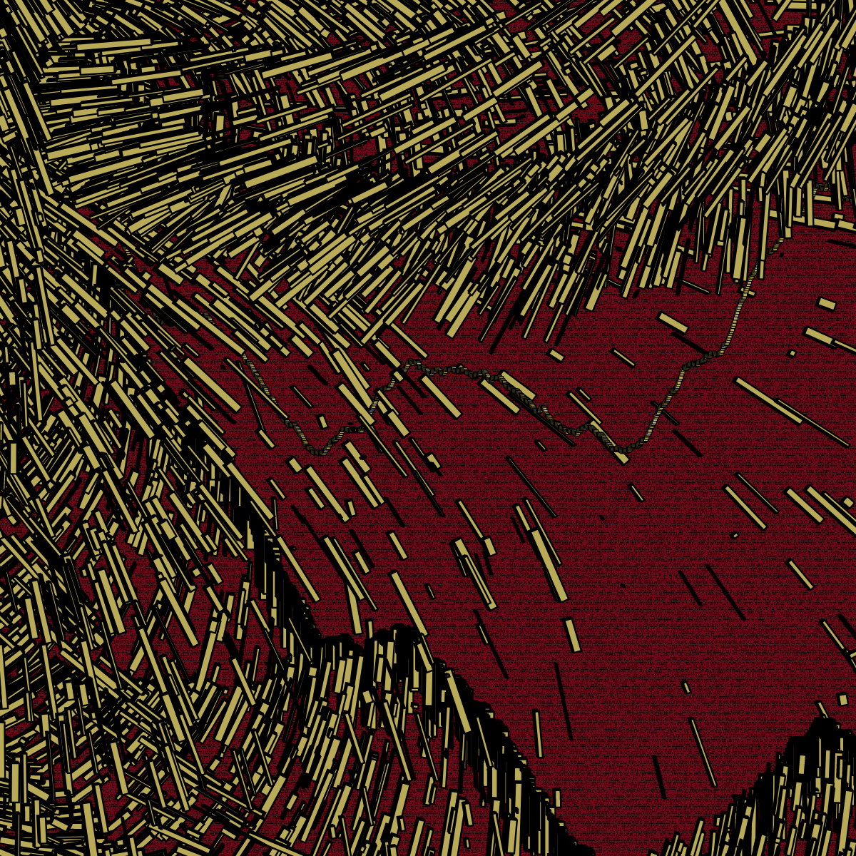 Walk with noise curve #138 static NFT preview