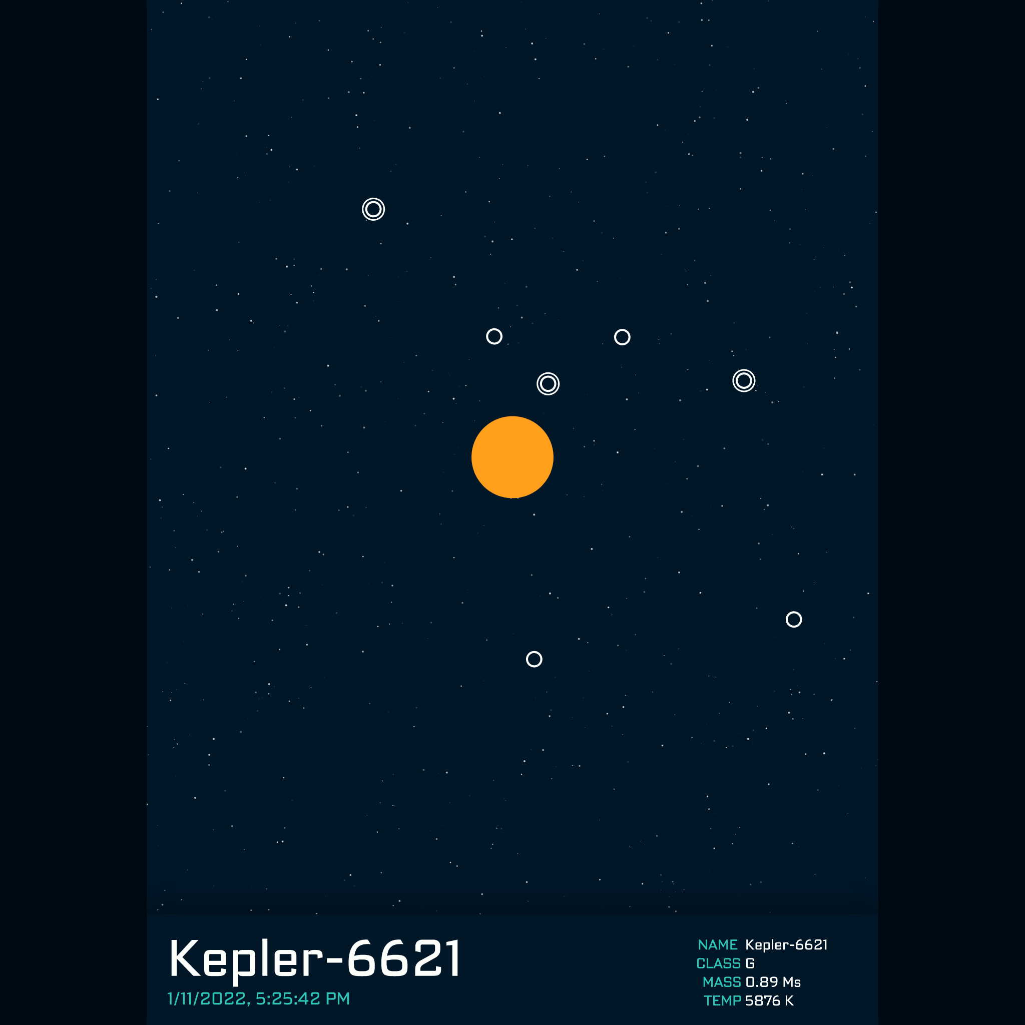 PLANETARY SYSTEM #106 static token preview