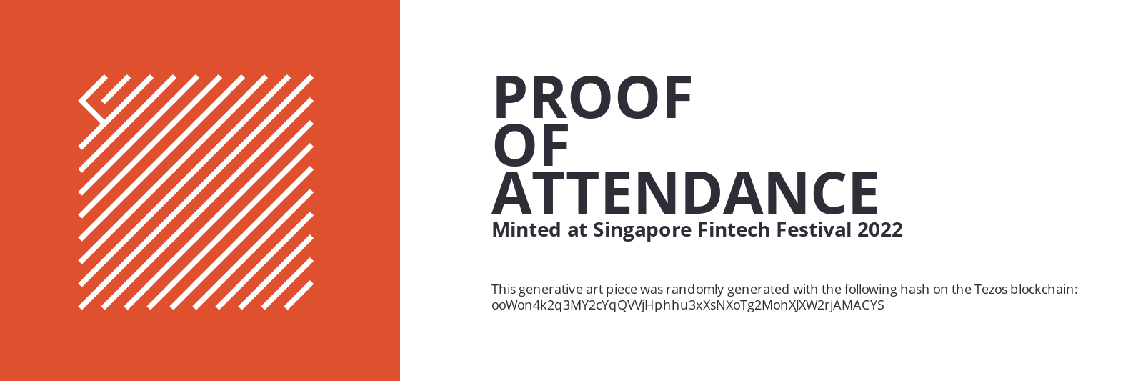 SFF2022 Proof of Attendance Token #1631 static token preview