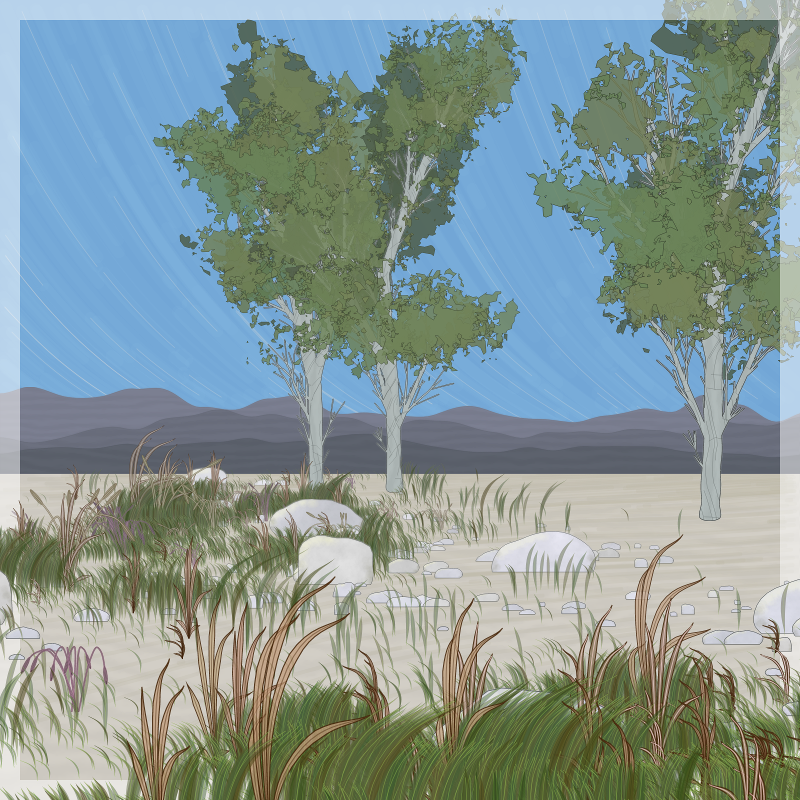 Rain Ritual #154 static NFT preview