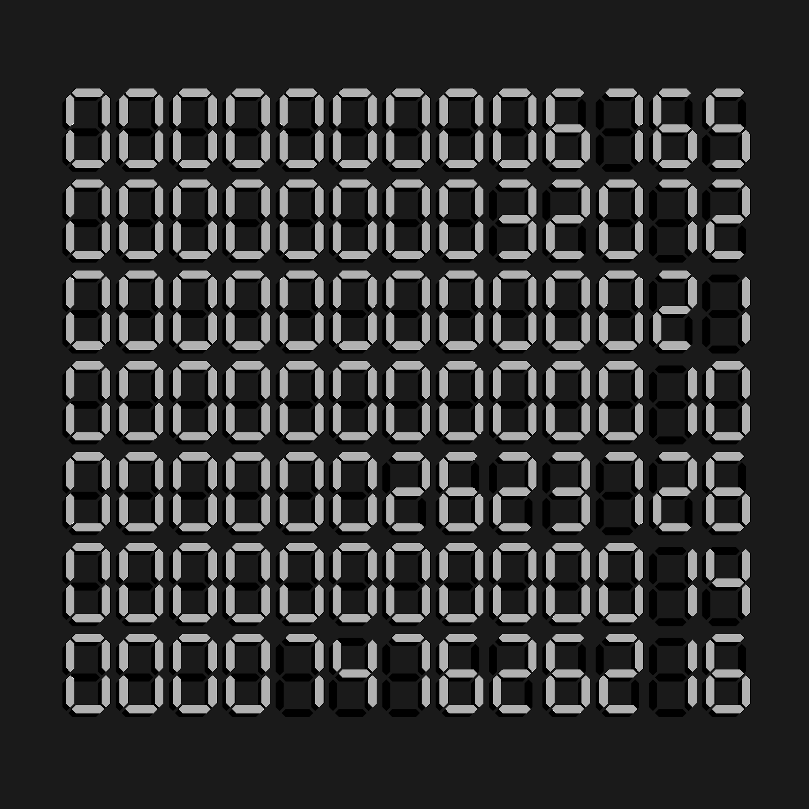 Digits #495 static NFT preview