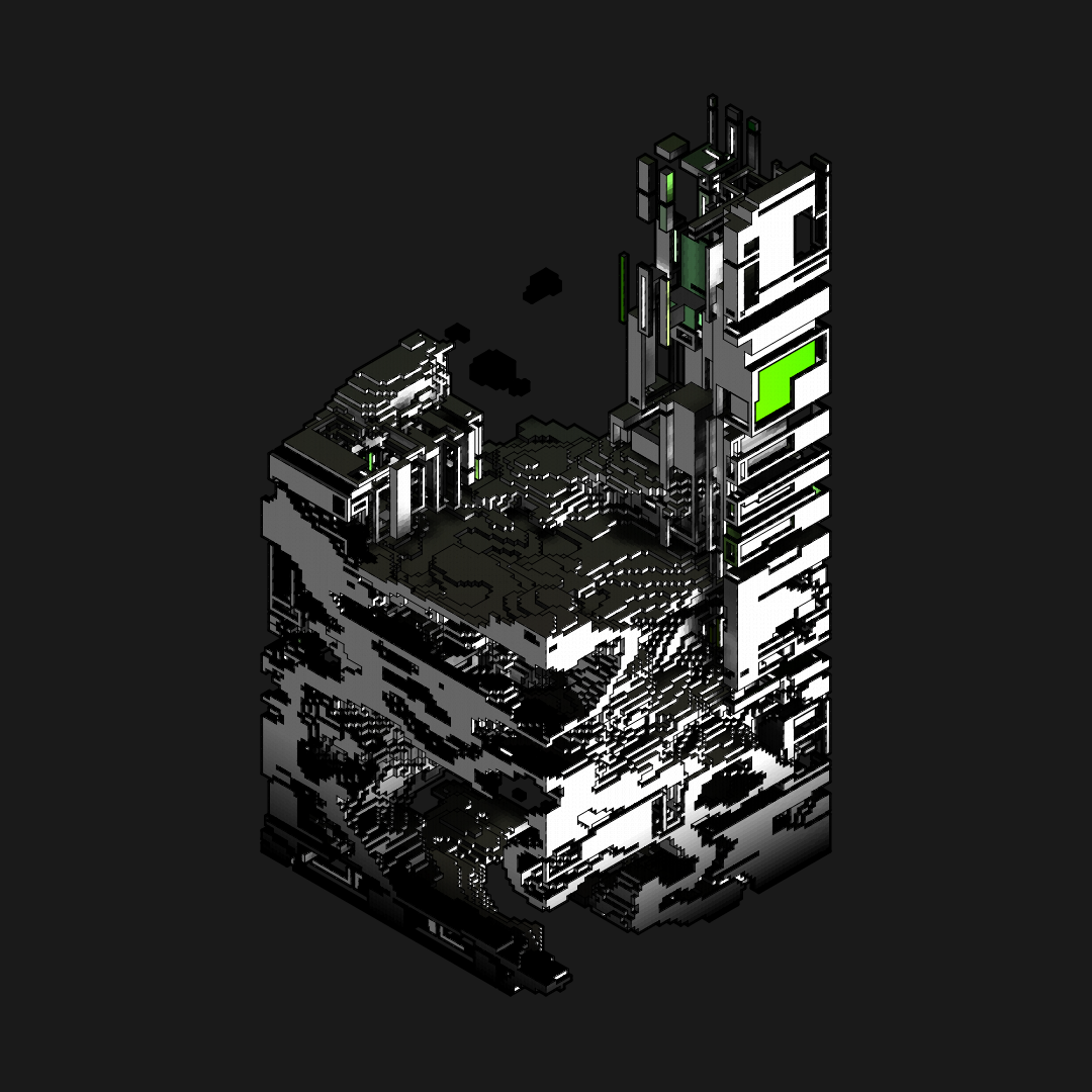 Isofrag generator series II #209 static NFT preview