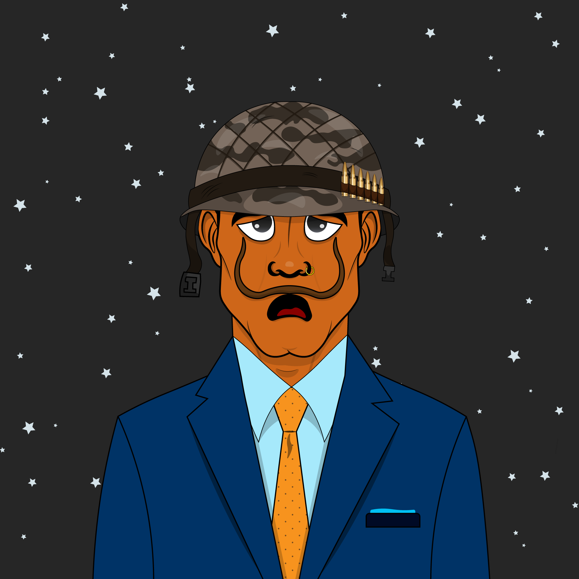 Mustachioed #220 static token preview