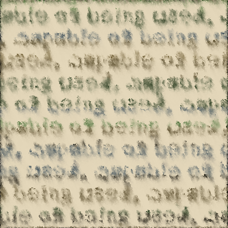 THE WORD AFTER US: An AI poetry unreading #98 static NFT preview