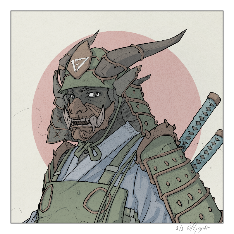 侍 (SAMURAI) #27 static token preview