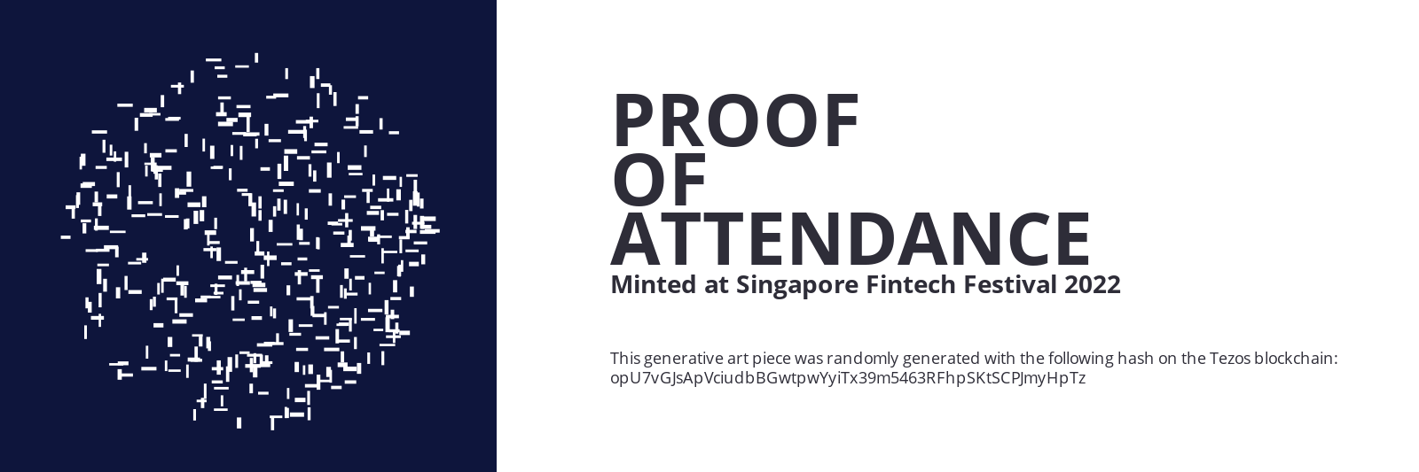 SFF2022 Proof of Attendance Token #1447 static token preview