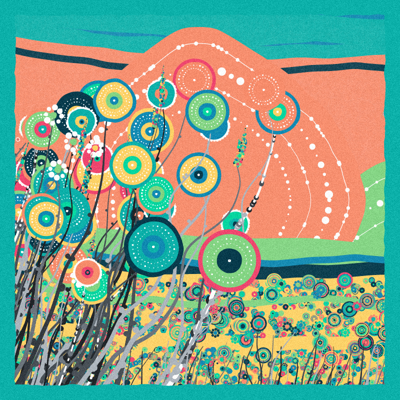 Hippy Flowers #124 static token preview