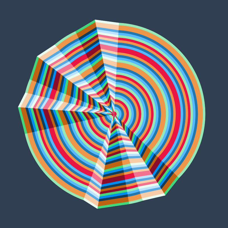 Folded Circle #29 static NFT preview