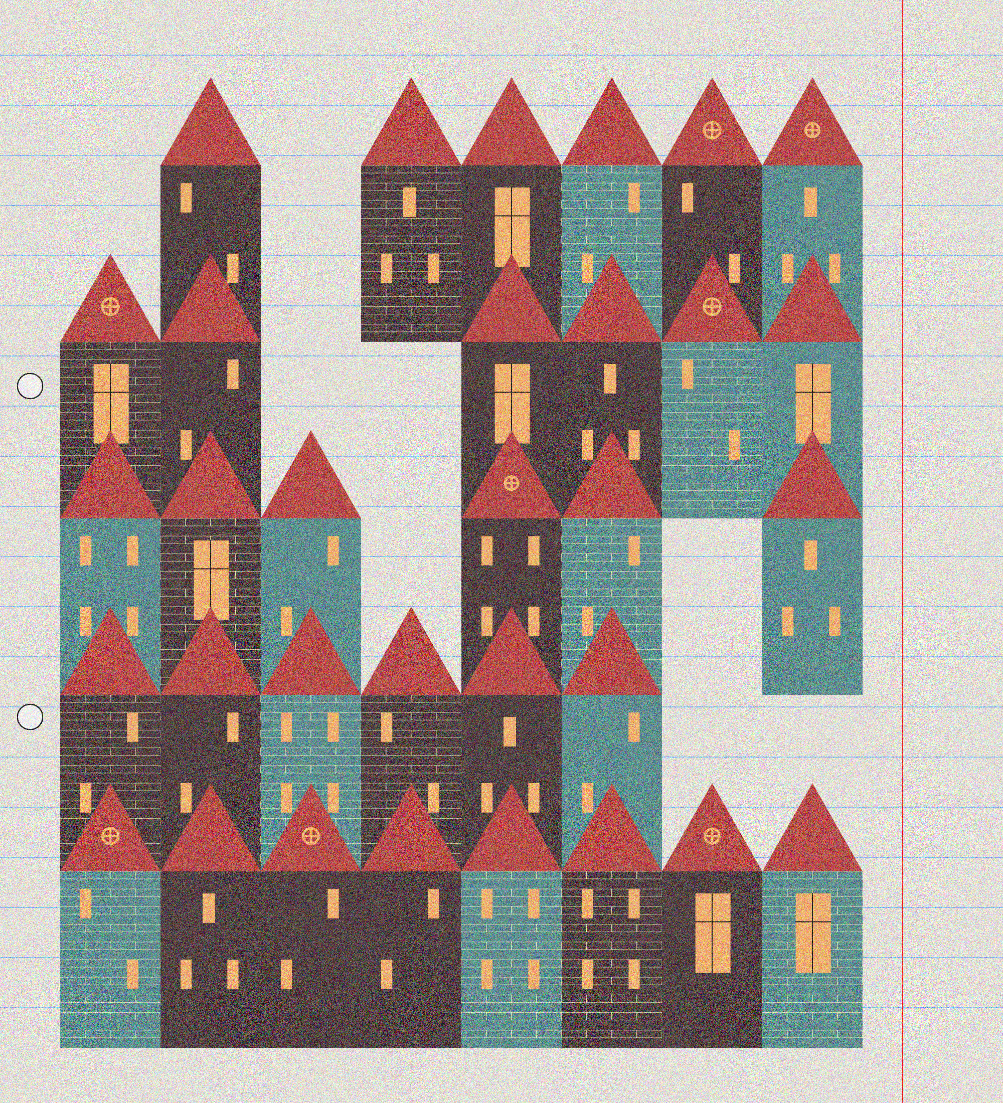 sketchbook page 7: neighbourhoods #15 static token preview