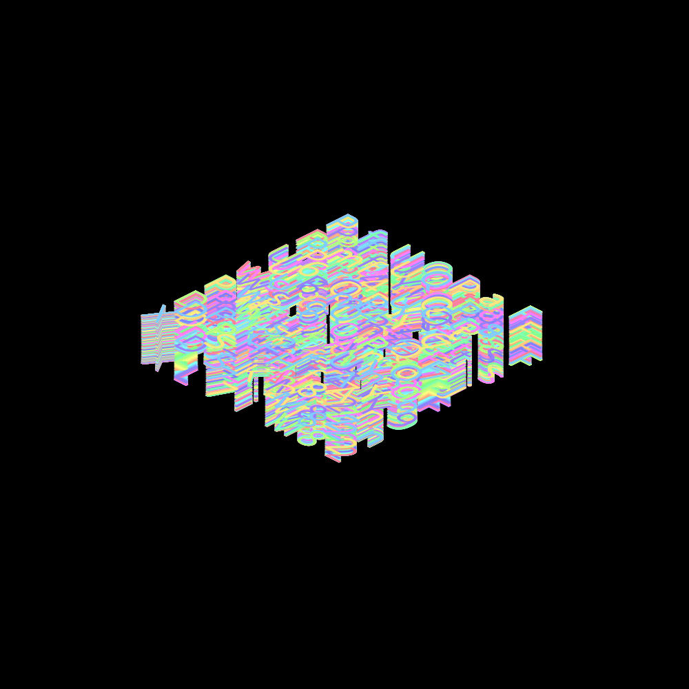 ISCII Rainbow Redux #200 static token preview