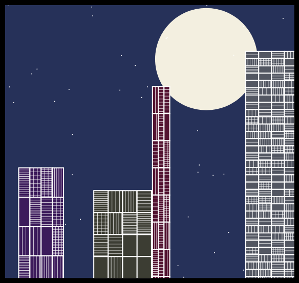 "Urbanization" #67 static NFT preview