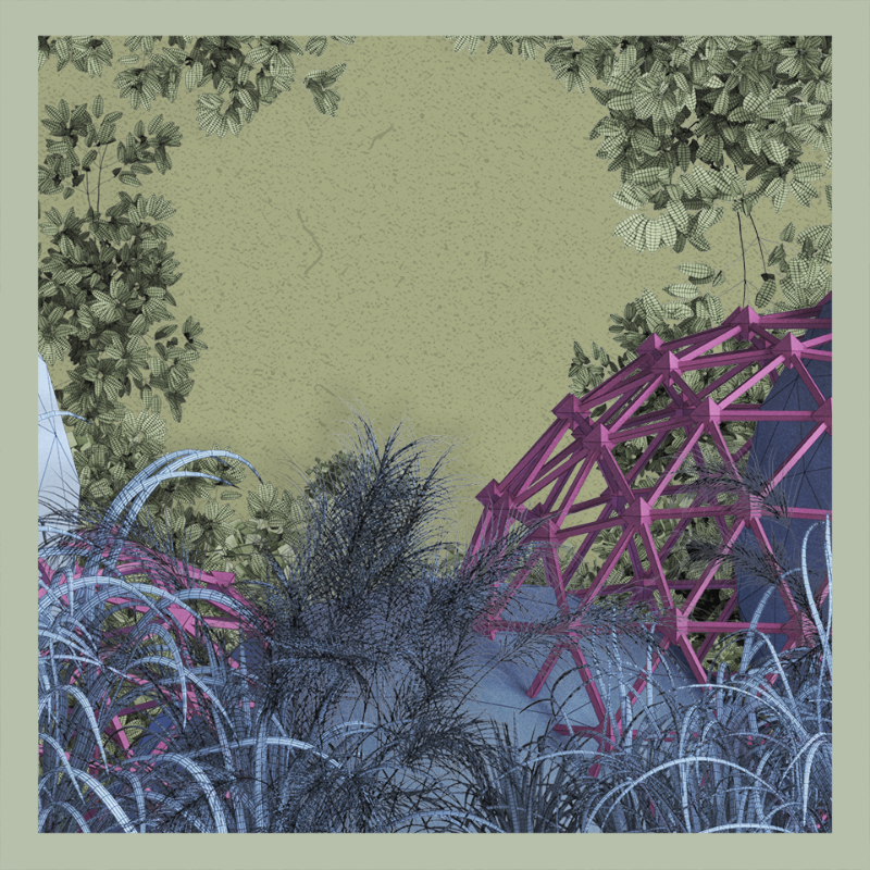 Geo-forest #3dart #38 static NFT preview