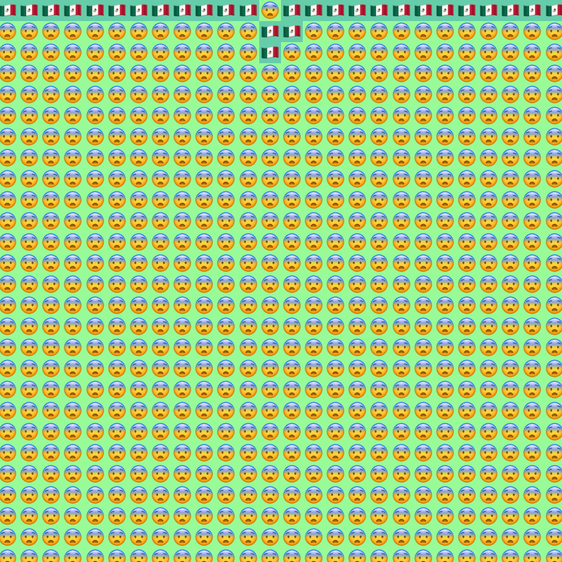 Elementary Cellular Emoji Automata #653 static NFT preview