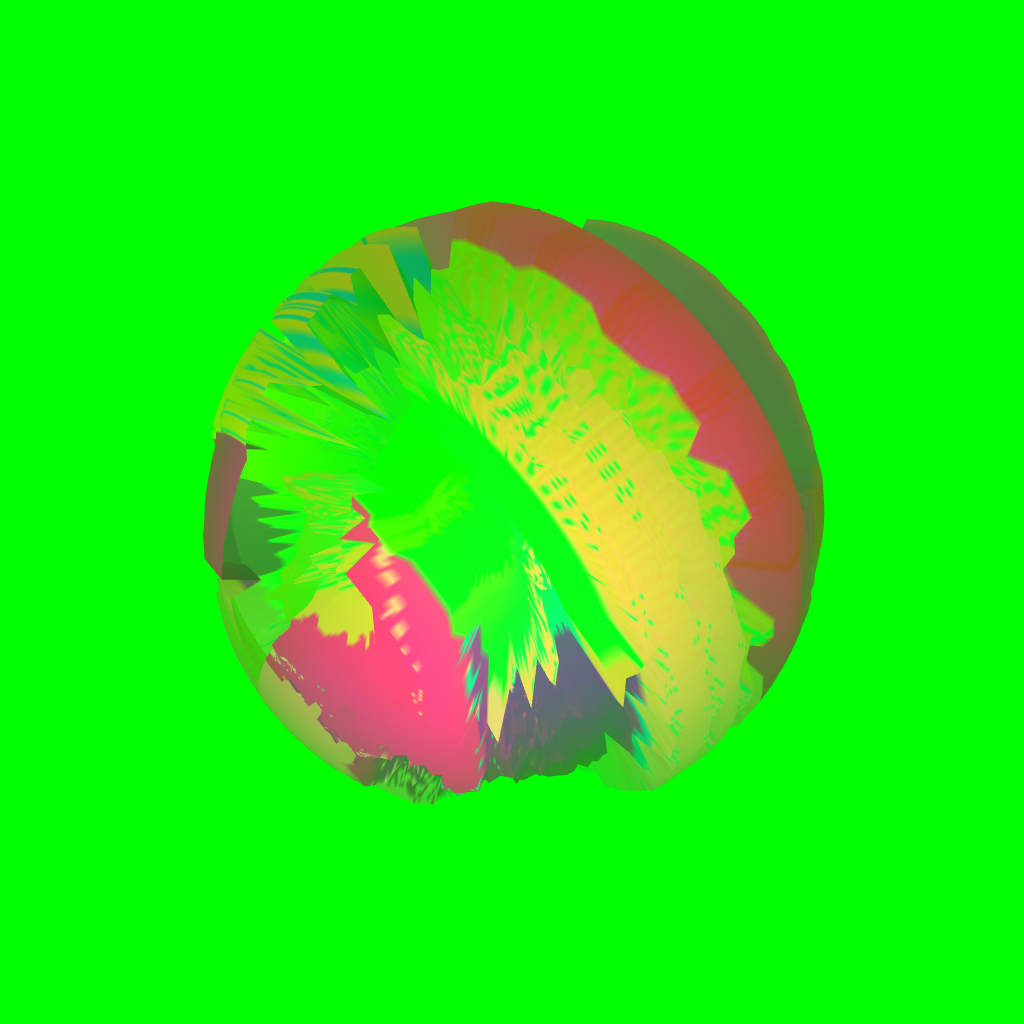 CLR-GLTCH Planet [BA] #68 static NFT preview