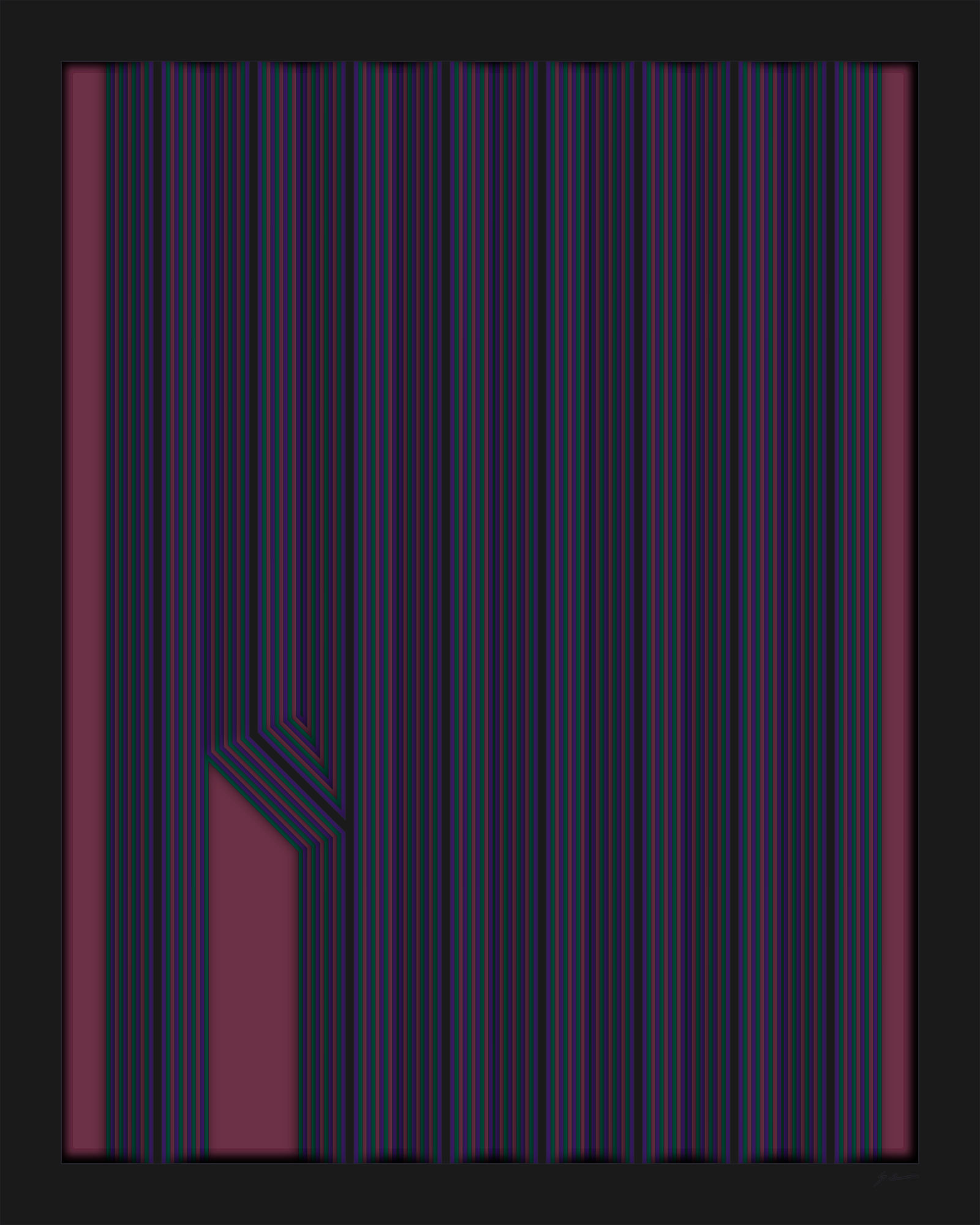 Lanes of Travel #101 static NFT preview
