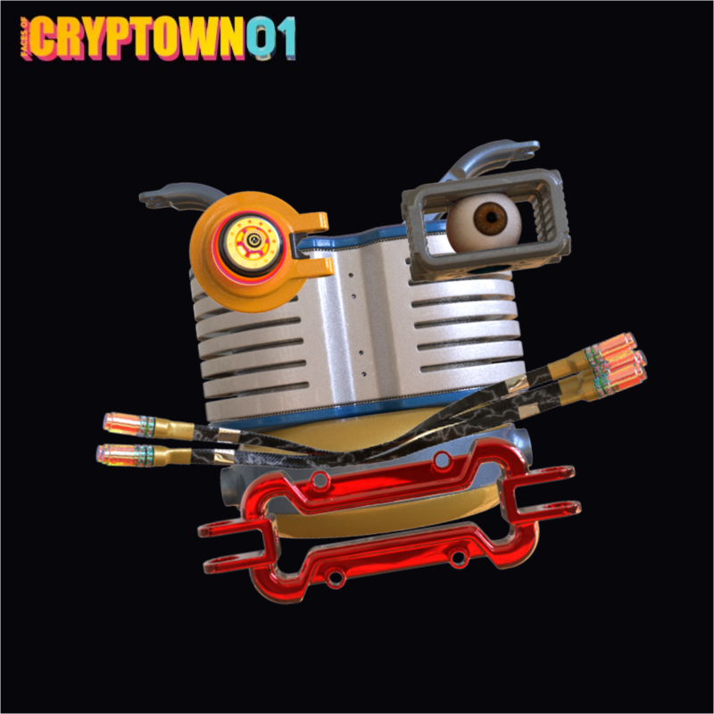 FacesOfCryptown vol.01 #102 static token preview