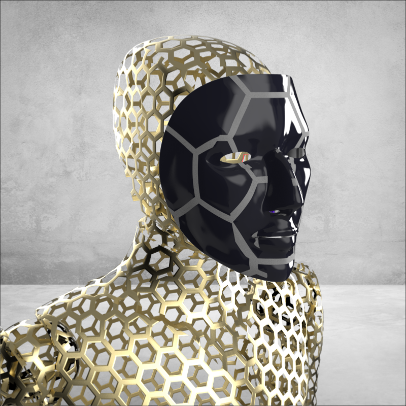 FXHASH ROBO AVATAR collection 1st sale #40 static token preview