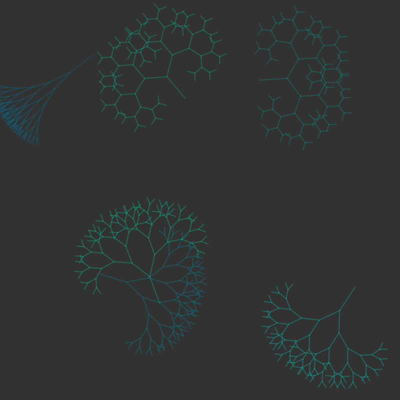Fractal Swarm #56 static NFT preview