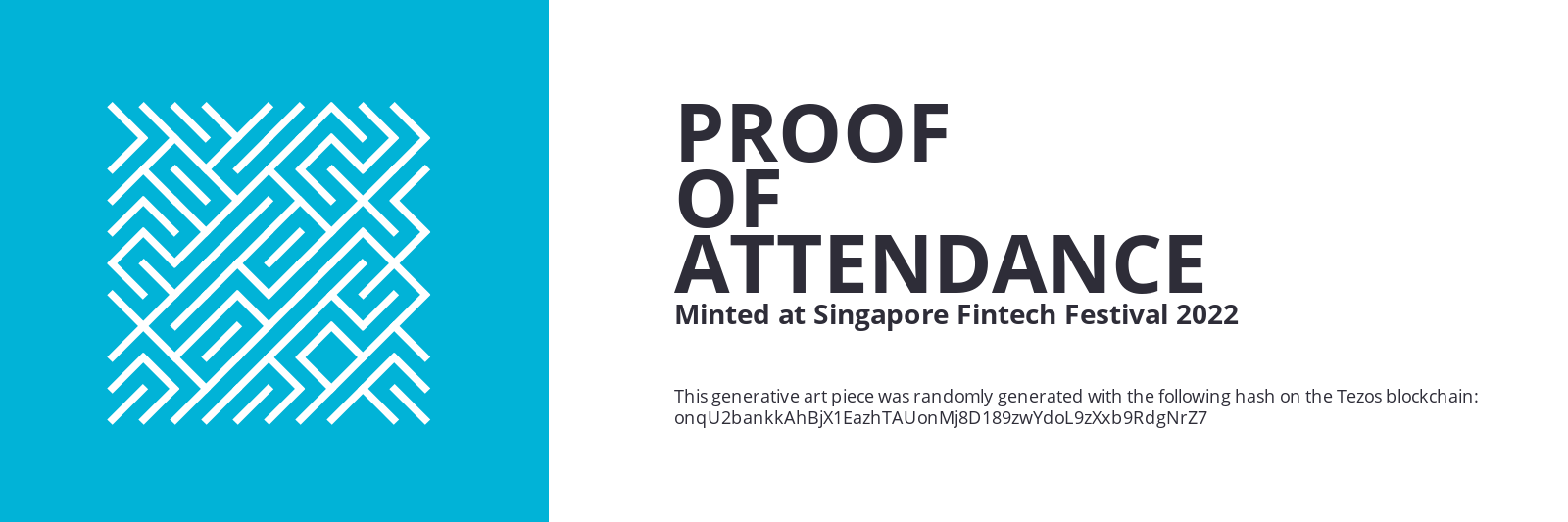 SFF2022 Proof of Attendance Token #1236 static token preview
