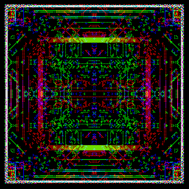 octomatonRGB #286 static NFT preview