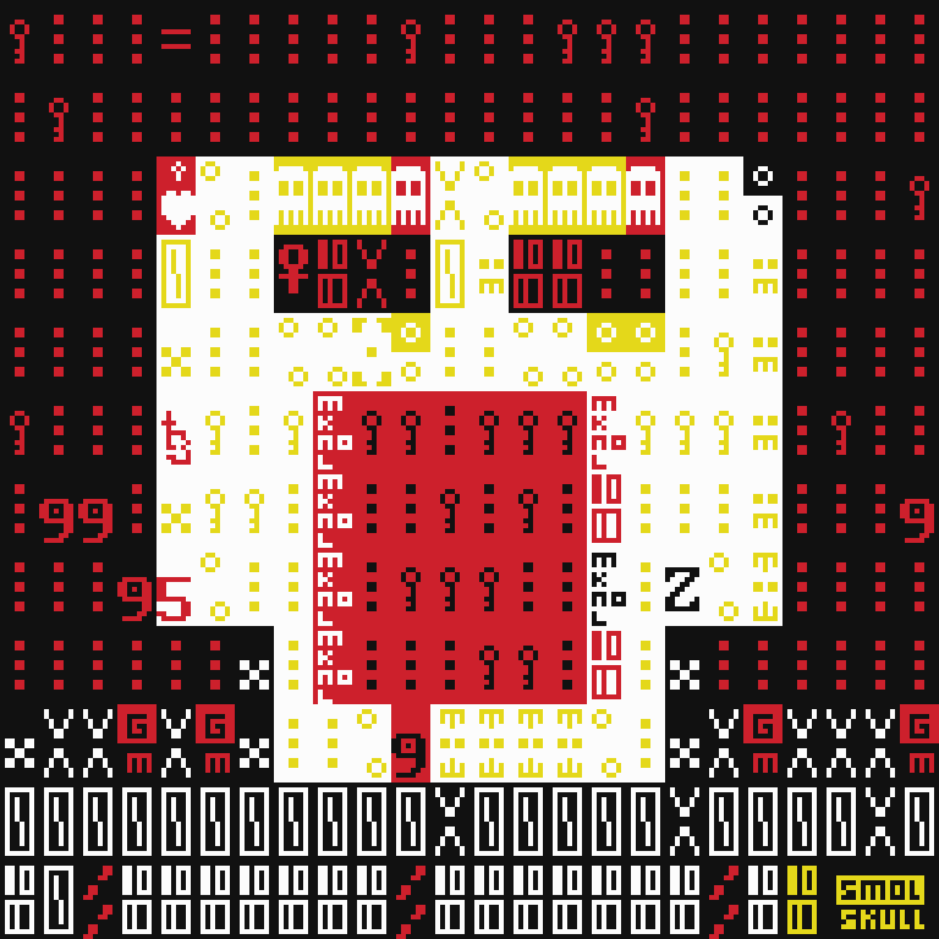 ASCII-SMOLSKULL #497 static token preview