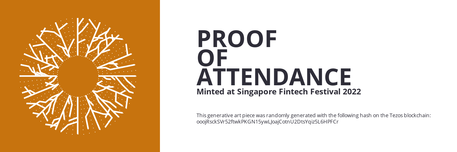 SFF2022 Proof of Attendance Token #1309 static token preview