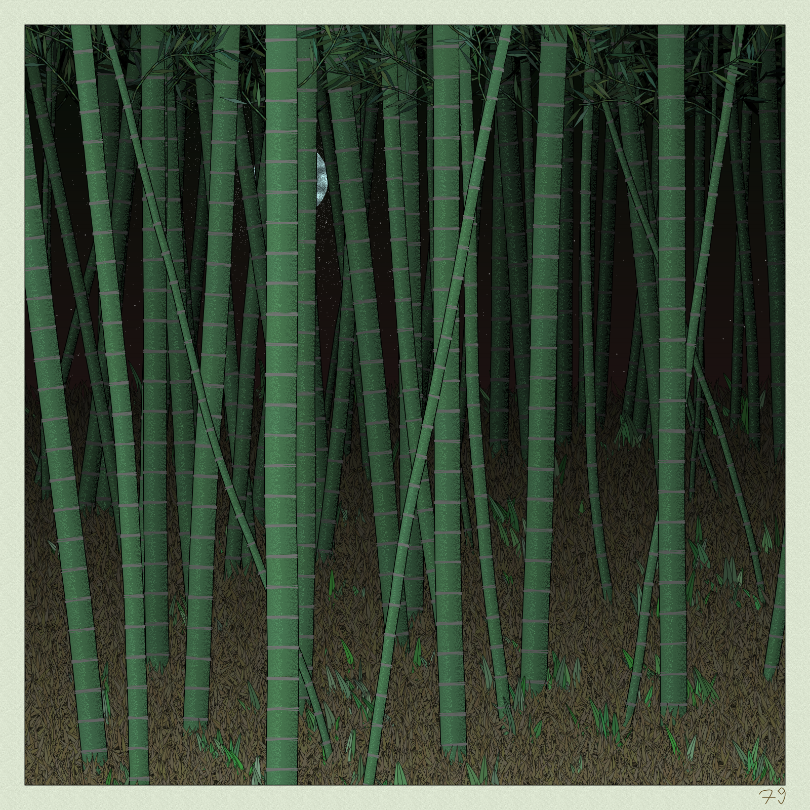 Bamboo #68 static NFT preview