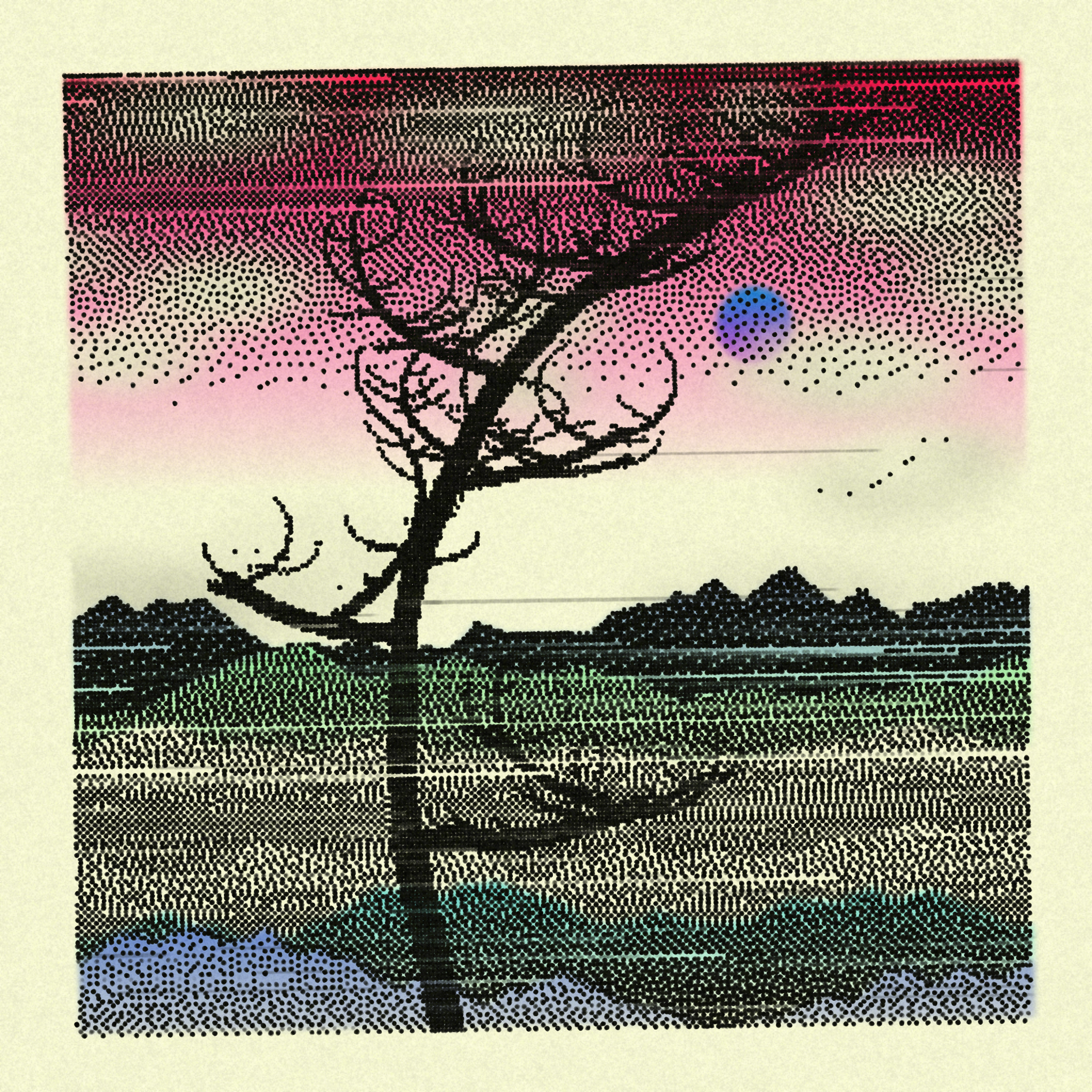 Dithered Branches #238 static NFT preview