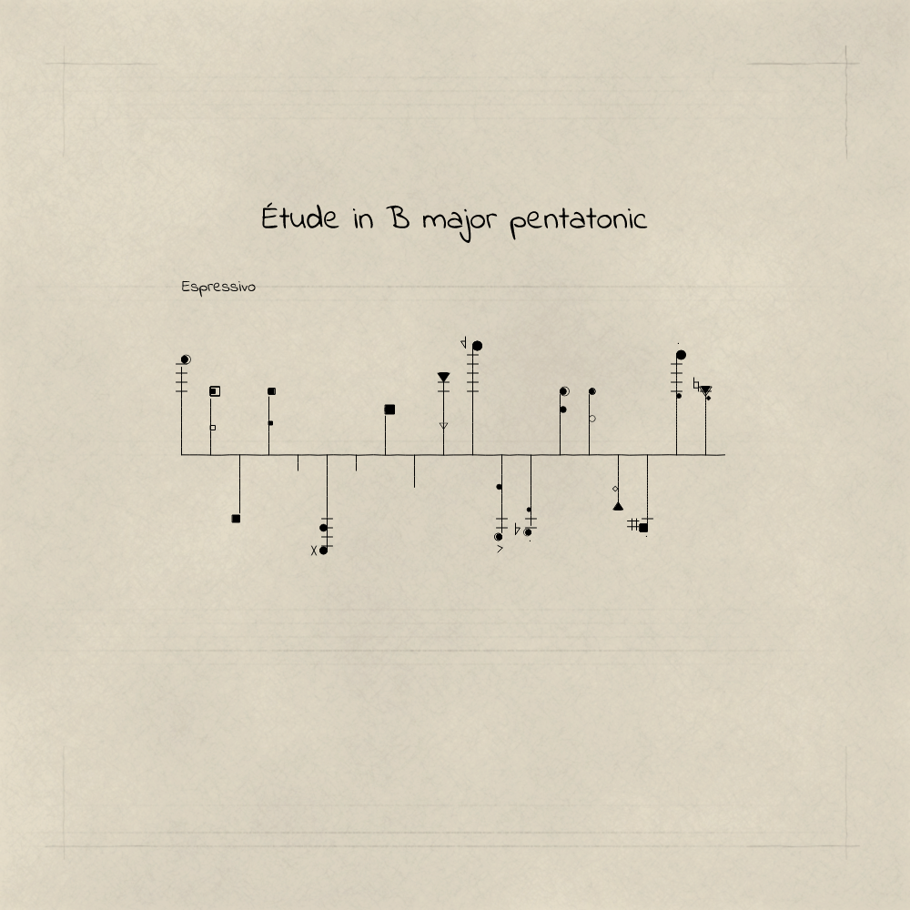 Études(Reissued) #124 static NFT preview