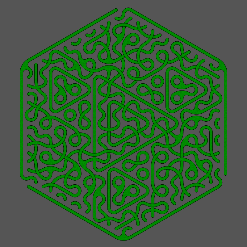 Threefold Symmetry - Dark Variations #419 static token preview
