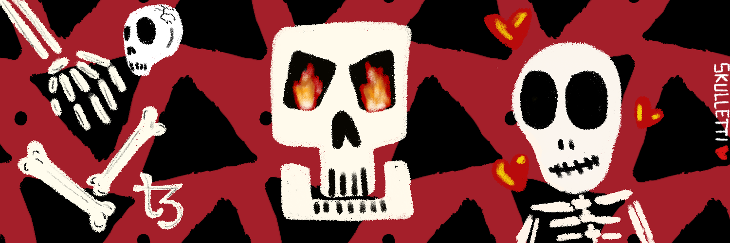 SKULLETTI TWITTER BANNER #25 static token preview