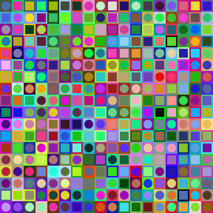 Square Dot Composition #230 static token preview