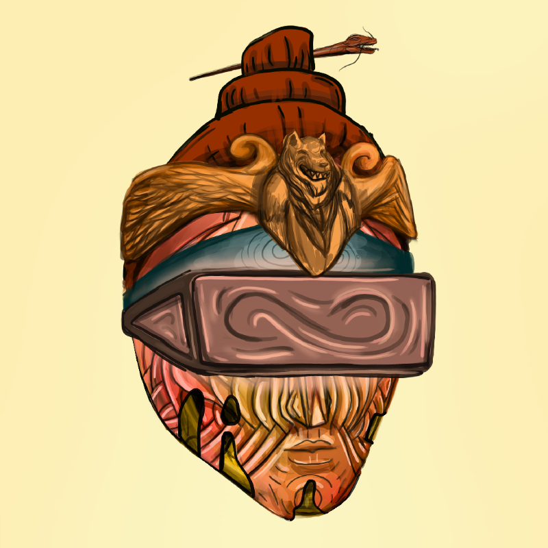 Morixels Colab #3 Ancient smileys #28 static token preview