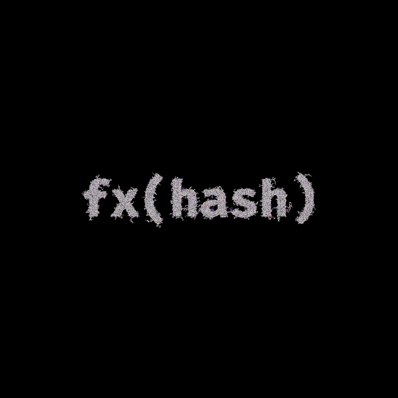 FXHASH Generative Logo #342 static token preview