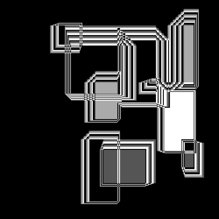 Superimposed Rectangles #99 static token preview