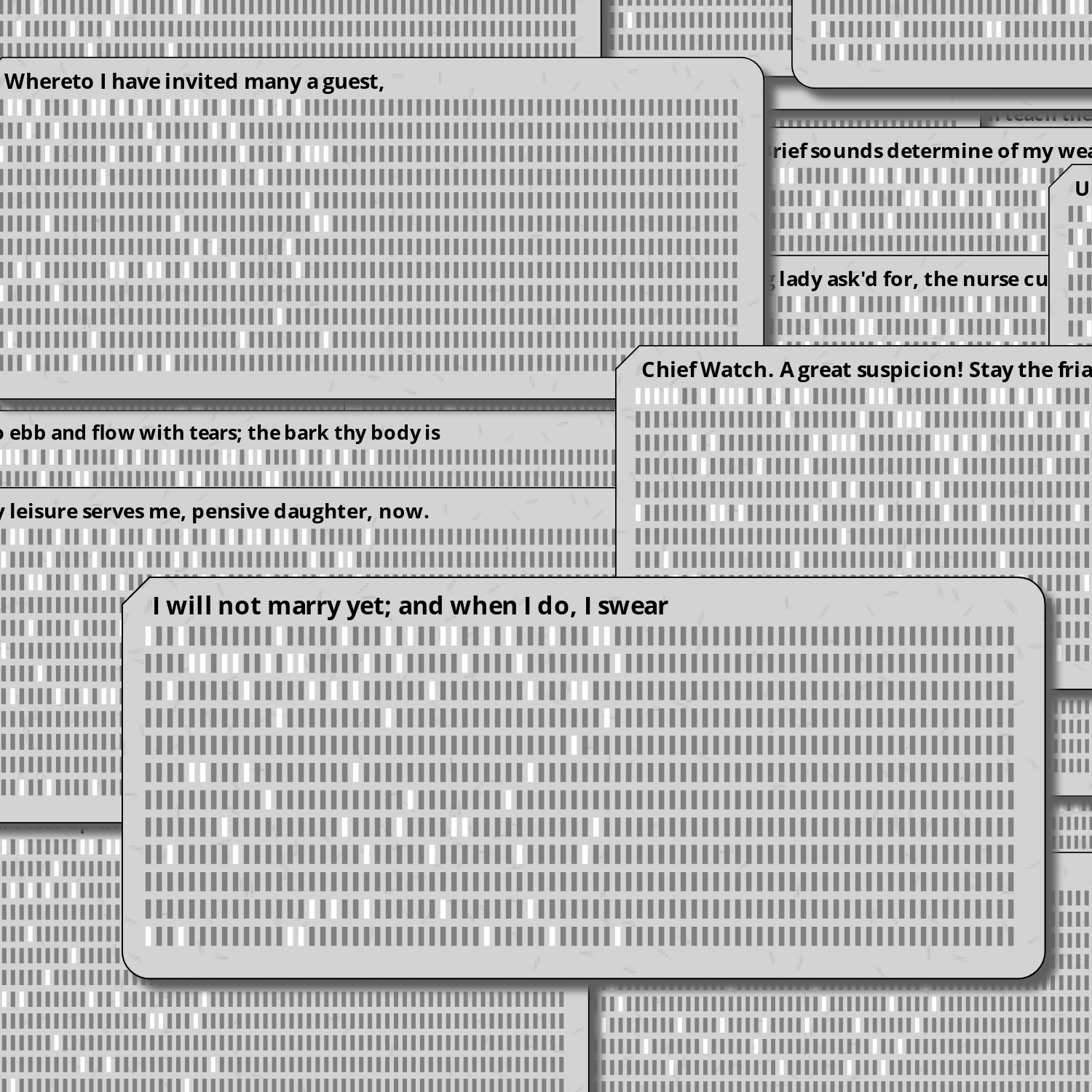 Romeo and Juliet on Punched Cards (Free) #171 static token preview