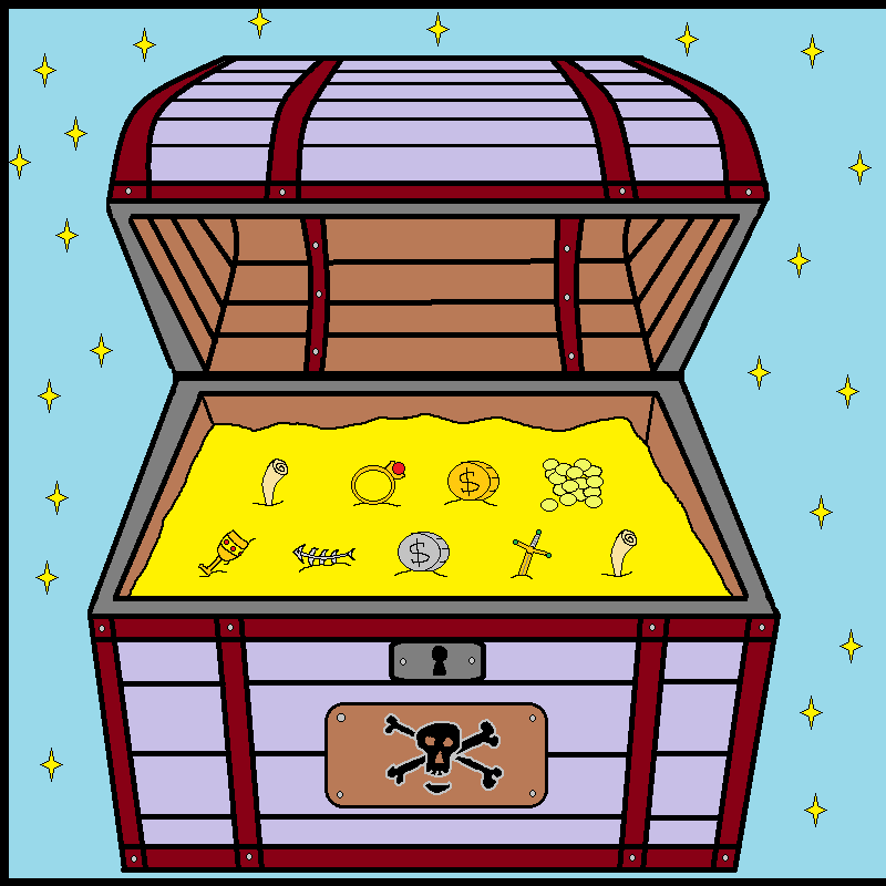 Treasure loot box #79 static token preview