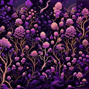 AI Purple Flowers project preview