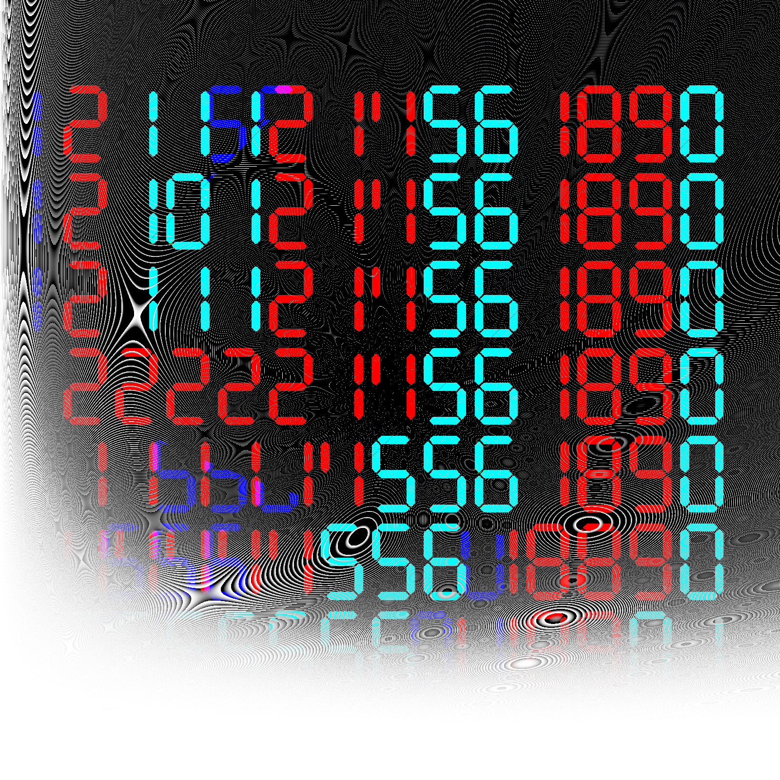 Digits #980 static NFT preview