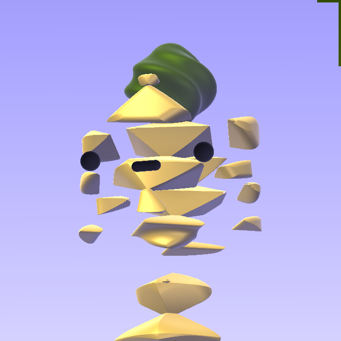SHADER HEADZ #372 static NFT preview